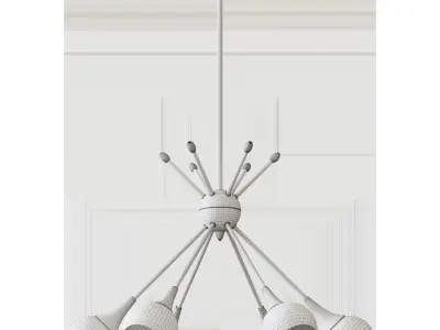 Kovacs 6 Light 1 Tier Chandelier  3D model