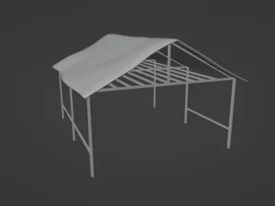Grass Hut - Low poly Low-poly 3D model