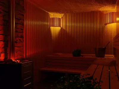 Small comfortable bath Low-poly 3D model