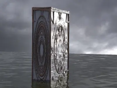 Observatory Baroque Floor Cube 3  3D model