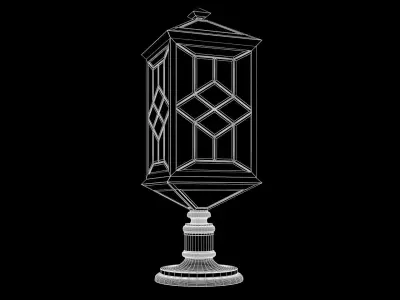 Fine Art Lamps Oxfordshire 880380ST 3D model
