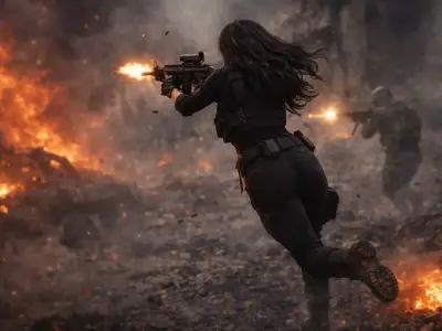 Female Model Low-poly 3D model