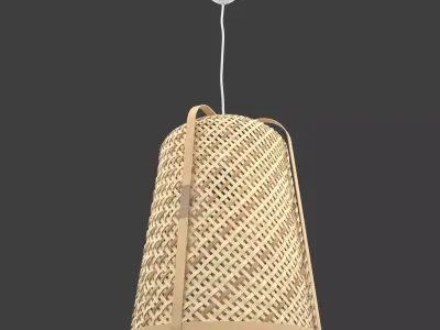 KNIXHULT2019 rattan hanging lamp 3D model