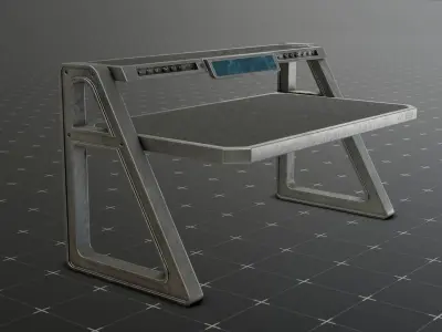 Sci-Fi Table 3D model
