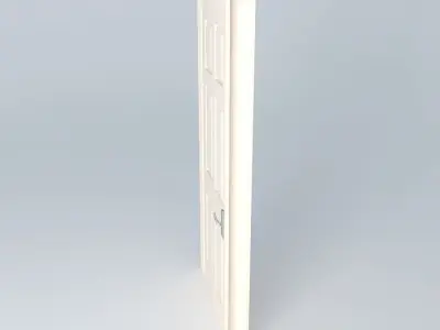Simple Door Free 3D model