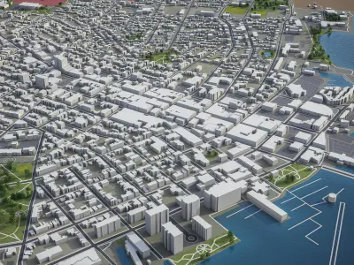 Kingston  Low-poly 3D model