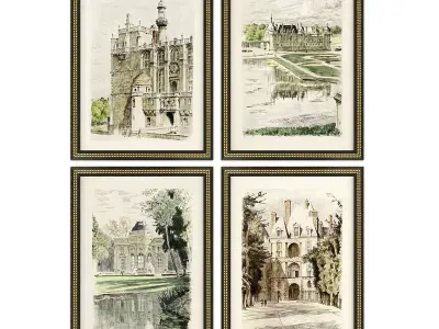 Pictures1112 Low-poly 3D model