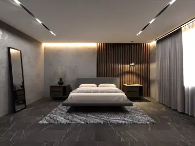 Interior Bedroom 3D model buy