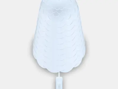 SOLBO LED table lamp Low-poly 3D model