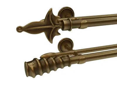 Curtain Rods No5 3D model