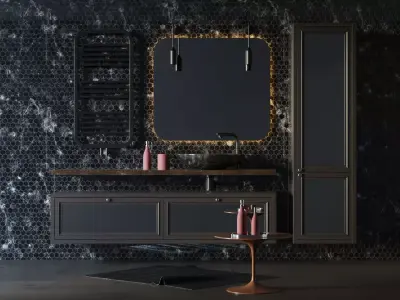 washbasin classic 3D model