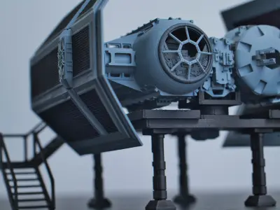 Model-T Bomber Studio Scale -  3D print model