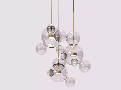Bolle BLS14C Pendant Lamp 3D model