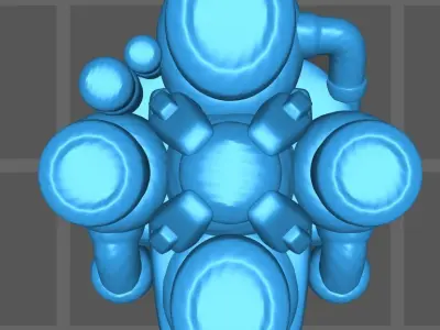 Starcraft Fusion Core 3D print model