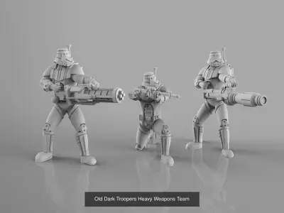 Old Dark Empire Army Collection 3D Model Pack