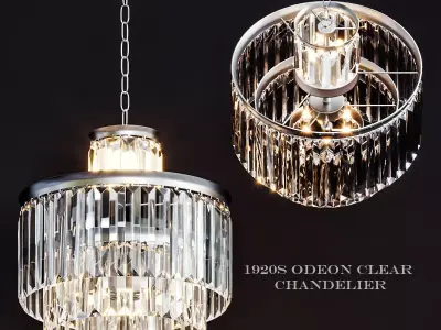 RH 1920s Odeon Clear vrey 3D model