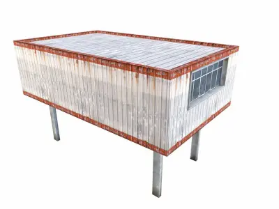 Industrial Warehouse Props Low-poly 3D model