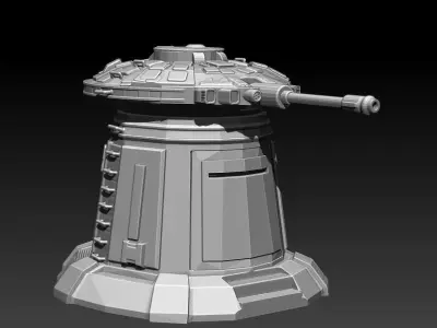 Hoth Turret 3D print model purchase