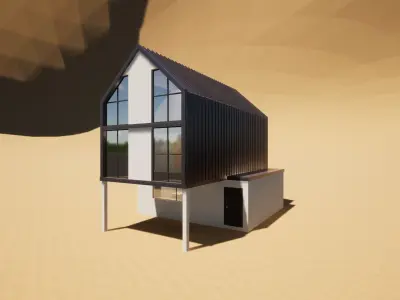 Modern House 3D model 64
