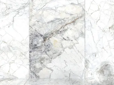 Wall Tiles Museum Supreme White 160x320 Set 2 Texture