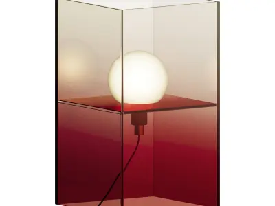 Mermaid and Scarlet Sunset Table lamps By Studio Monsoleil 3D model