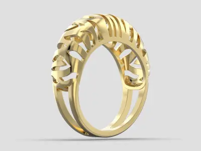 R 162 a Ring wide 3D print model