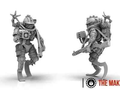 Dark Techno - Infantxii Troopers 3D print model