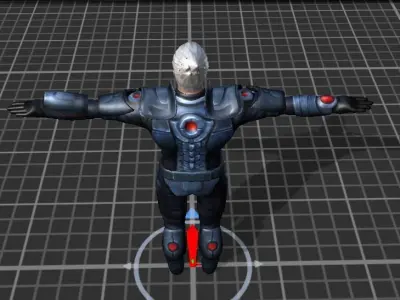 Dreyar 3d character model Low-poly 3D model