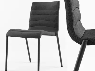 CORE Chair and Table by CANE-LINE 3D model