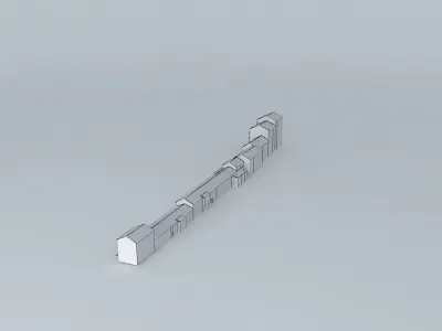 Building block 3D model