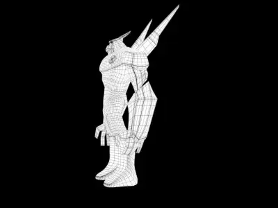  Low Poly Ben 10 diamondhead Model  3D model