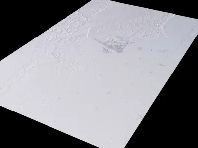 Heihe China City Landscape 3D Model 3D model