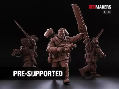 Airborne Division - Officer of the Imperial Force 3D print model