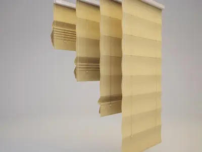Roman blinds 2 3D model