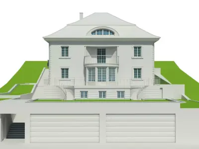 Hill mansion  3D model