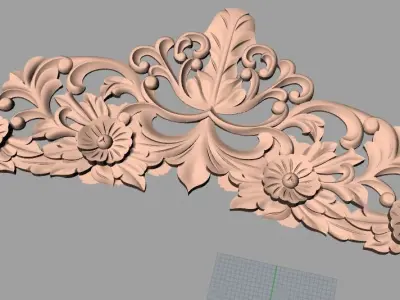 3D carved model furniture 3D design used for artcam aspire E825 3D model