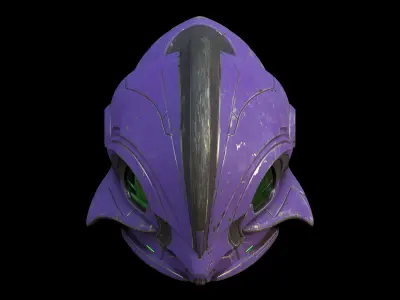 Helioskrill helmet with attachment 3d print file 3D print model
