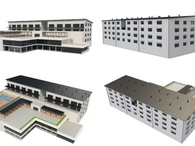 Health Club 1 3D model