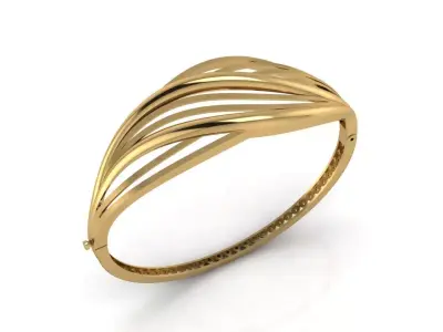 Womens Bracelets Bangles 3DM STL OBJ With Details  3D print model
