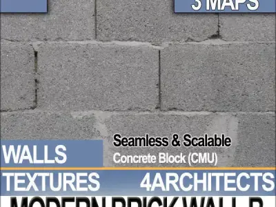 Modern Brick Wall B Texture