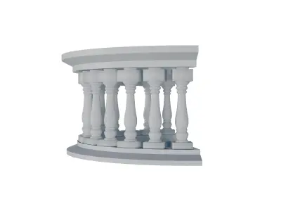Stone Balustrade 3D print model purchase