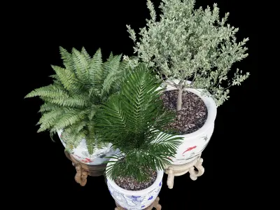 Porcelain three 3D model