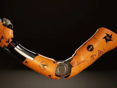Sci-fi model Low-poly 3D model