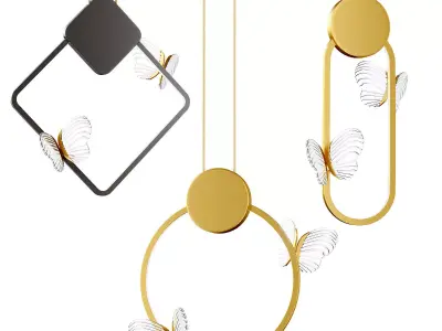 Lampatron BABETTA GEOMETRY pendant lamp 3D model