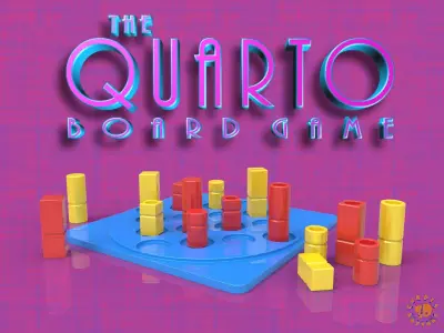 Quarto Board Game 3D print model