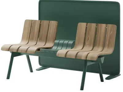Ethimo Ace Bench by Patrick Norguet 3D model