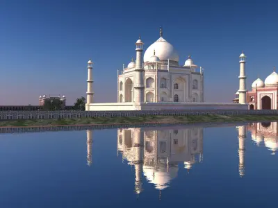 The Taj Mahal 3D model