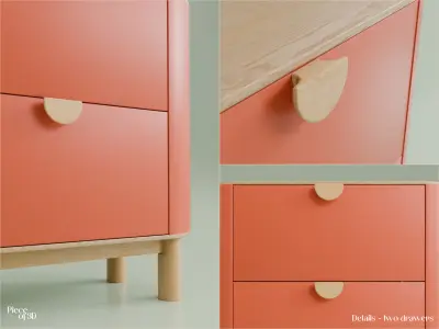 ELNATH - dresser - MAISONS DU MONDE - 1 piece 3D model