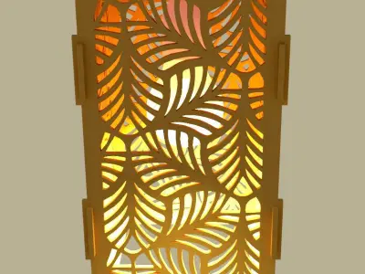 Chandelier lamp 3D model 3D model