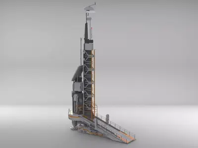  antenna post 1 3D model